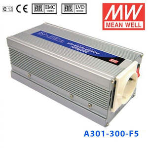 Modified 110vac: Mean Well A301-300-B2 Modified sine wave 300W 110V  - DC-AC Inverter