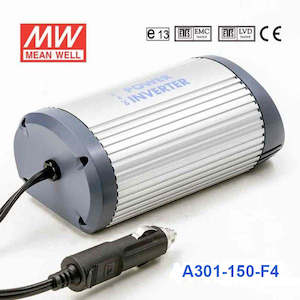 Modified 230vac: Mean Well A301-150-F4 Modified Sine Wave 150W 230V DC-AC Power Inverter