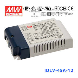 12v Non Dimmable: Mean Well IDLV-45A-12 Power Supply 45W 12V (Auxiliary DC output)