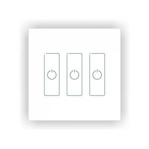 Dali: Ltech EDA3 3 Switch Touch Panel - DALI Master Dimmer