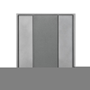 Sunricher DALI2 Wall Panel, 2 Buttons, Slim Silver