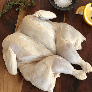 Products: Bird & Barrow Whole chicken – butterflied (free range, antibiotic free) Medium