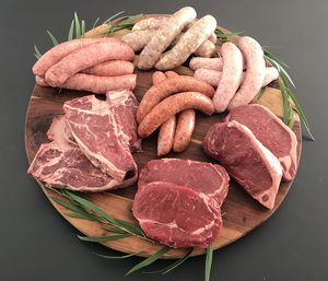 Products: Sausage and Steak Sampler