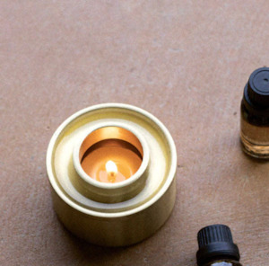 Aromatherapy: Asteroid Oil Burner - Brass