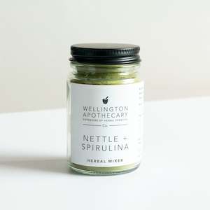 Medicinal Food: Nettle + Spirulina Herbal Mixer