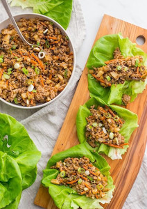 Products: Chicken and Vegetables Lettuce Cups Dragons Restaurant