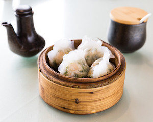 Products: Chives & Shrimp Dumpling Dragons Restaurant