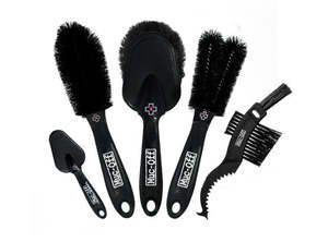 All: MUC-206	 	MUC-OFF 5 BRUSH SET (inc. 2-prong, claw, detailing, wheel and soft wash brushes)