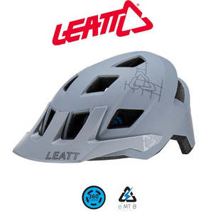 All: LEATT Helmet MTB All MTN 1.0 V23 Titanium - Large 59-63cm