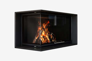 Spartherm: Spartherm Corner Inbuilt Wood Fire