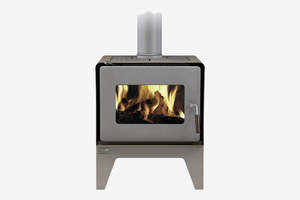 Woodsman: Woodsman Flare Metallic Brown Leg Wood Burner