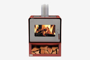 Woodsman: Woodsman Flare Red Brown Wood Box Burner