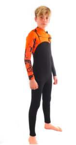 Wetsuits: Session 4:3 Junior Front Zip Streamer