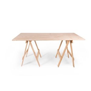 Cocktails: Timber trestle table
