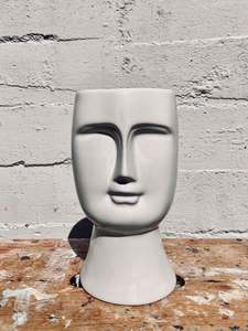 Ceramic Face Vase