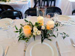 Centrepieces: LED Wax Candles