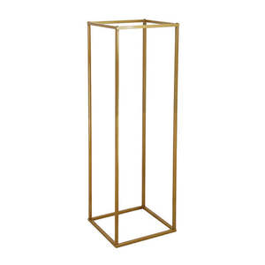 Gold table pedestals