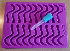 Gummy Snake Mould with Dropper