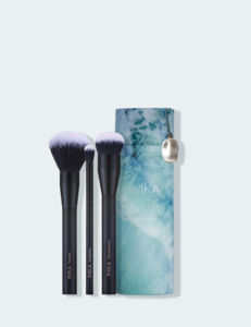 Natural Make Up: Inika - Limited Edition Sapphire Seas Brush Trio
