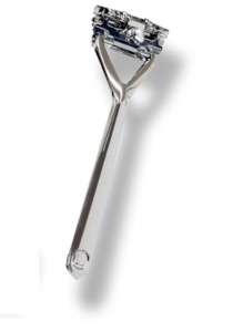 Leaf Razor - Chrome (with 10 pack of razors)