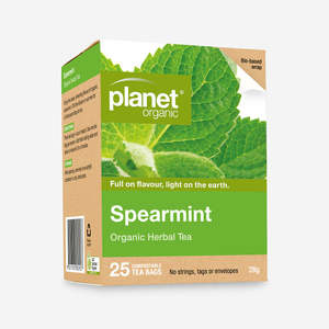 Planet Organic - Herbal Tea Bags - Spearmint (25 Pack)