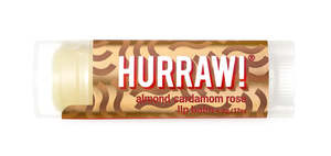 Mothers Day 1: Hurraw! - Vegan Lip Balm - Almond and Cardamon (4.3g)