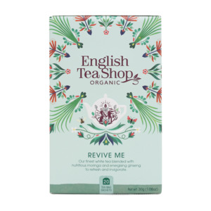 Food: English Tea Shop - Organic Wellness Tea - Revive Me (20 Tea Bags) Best Before 11/2024