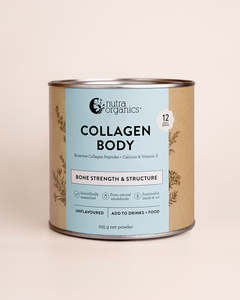 Nutra Organics - Collagen Body (BONE STRENGTH AND STRUCTURE) - Unflavoured (225g)