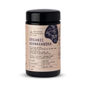 Evolution Botanicals - Organic Ashwagandha 100g