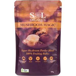 Drinks Mushroom: Sol Organics - Organic Mushroom Magic Blend (100g)