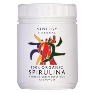 Drinks Greens Powders: Synergy - Organic Spirulina Powder (200g)