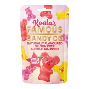Snacks And Pantry Lollies: Famous Candy Co - Sugar Free Koala (70g)