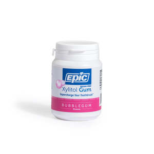 Snacks And Pantry Snacks: Epic - Xylitol Chewing Gum - Bubblegum (50)