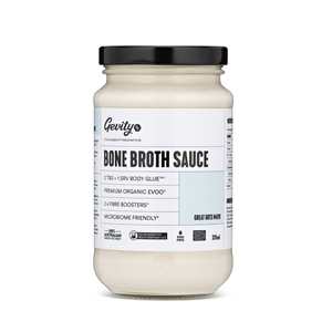 Snacks And Pantry Spreads: Gevity Rx - Bone Broth Great Guts Mayo (375ml) Best Before 12/2025