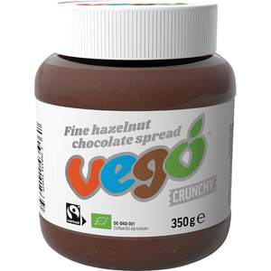 Snacks And Pantry Spreads: Vego - Fine Hazelnut Chocolate Spread - Crunchy (350g)
