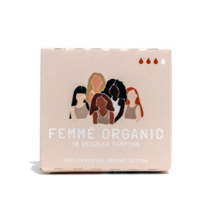 Femme Organic - Tampons - Regular (18 pieces)