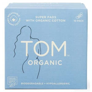 TOM Organic - Organic Cotton Pads - Super (10 Pack)