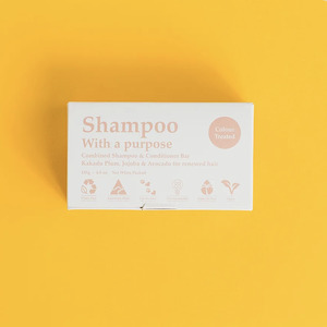 Shampoo With A Purpose - Shampoo and Conditioner Bar - Colour Treated (135g)