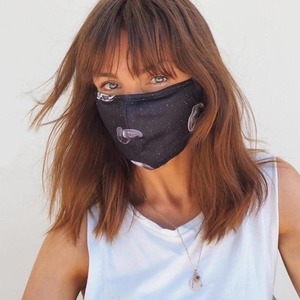 Fruity Sacks - 3 Layer Reusable Face Mask- Jellyfish (Large/Adult)