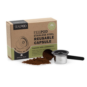 Drinkware Coffee Pods And Lids: Sealpod - Feepod CAFFITALY®/K-FEE® Compatible Reusable Capsule - Starter Pack
