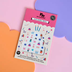 Kids And Baby: No Nasties Nail Sticker Sheet - Birthday