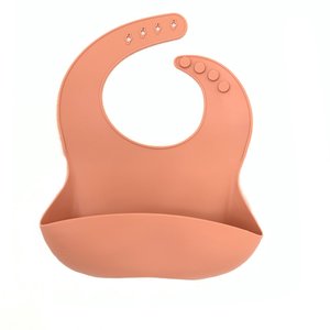 Baby Feeding: Little Mashies - Washy Bib - Dusty Blush