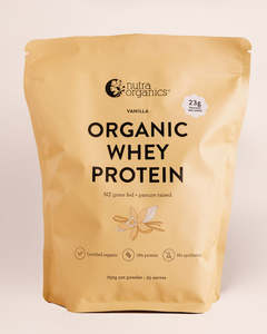 Aussie Brands: Nutra Organics Organic Whey Protein - Vanilla 750g