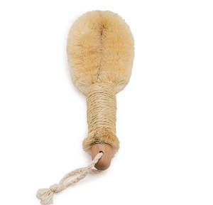 Body Accessories: Bare & Co. - Eco Body Brush with Nelumbo Handle and Sisal Bristles