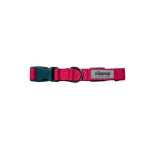 Eco Home Pets: Ziippup Pink Dog Collar - Size Small