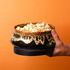 Pottery For The Planet - Large Ceramic Travel Bowl - Cougar