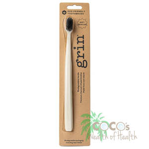 Grin: Grin - Biodegradable Soft Toothbrush - Ivory
