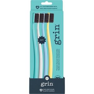 Grin: Grin - Soft Toothbrush - Summer (4 Pack)