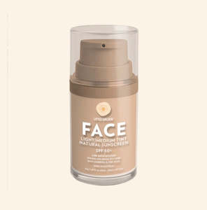 Little Urchin Natural Face Sunscreen SPF 50 - Light Medium Tint 50ml