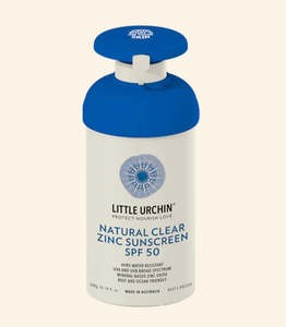 Little Urchin: Little Urchin - All Natural Clear Zinc Sunscreen SPF50 (300g)